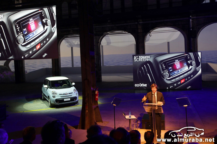 فيات 500 2013 الجديدة متعددة المهام الصغيرة صور واسعار ومواصفات من حفل التدشين Fiat 500L 2013 29